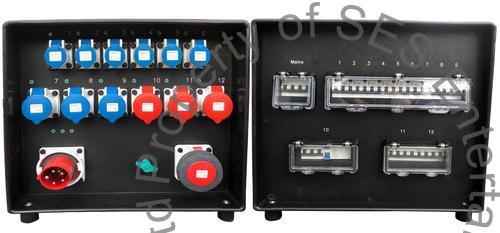 63A/3 - 3 x 32A/3, 3 x 32A/1 and 6 x 16A/1 63A/3 - 3 x 32A/3, 3 x 32A/1 and 6 x 16A/1